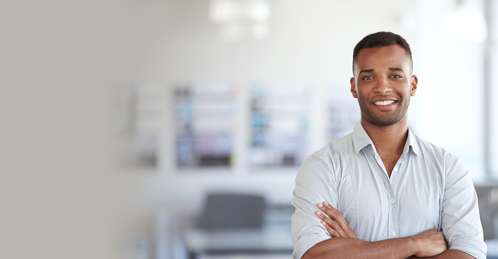 Man standing in an office