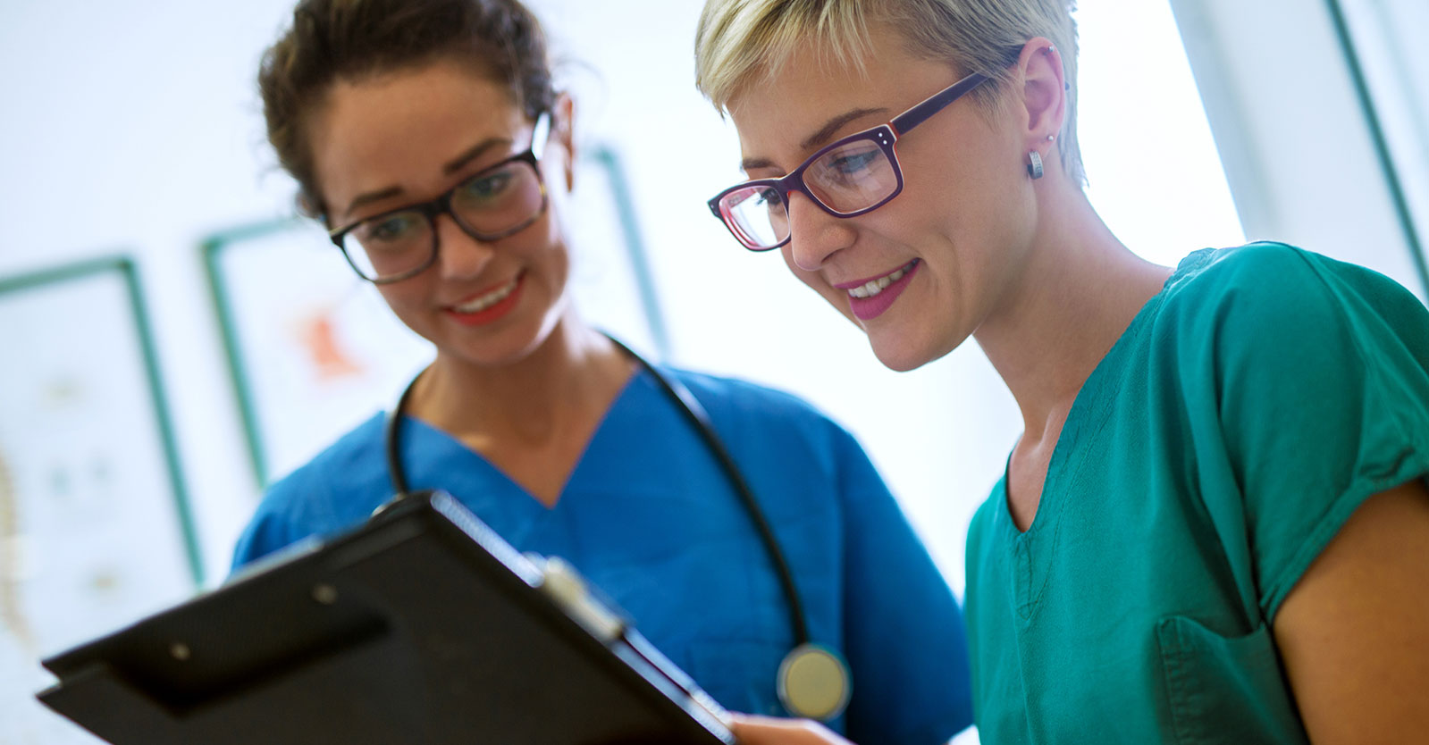 Nurses in an office