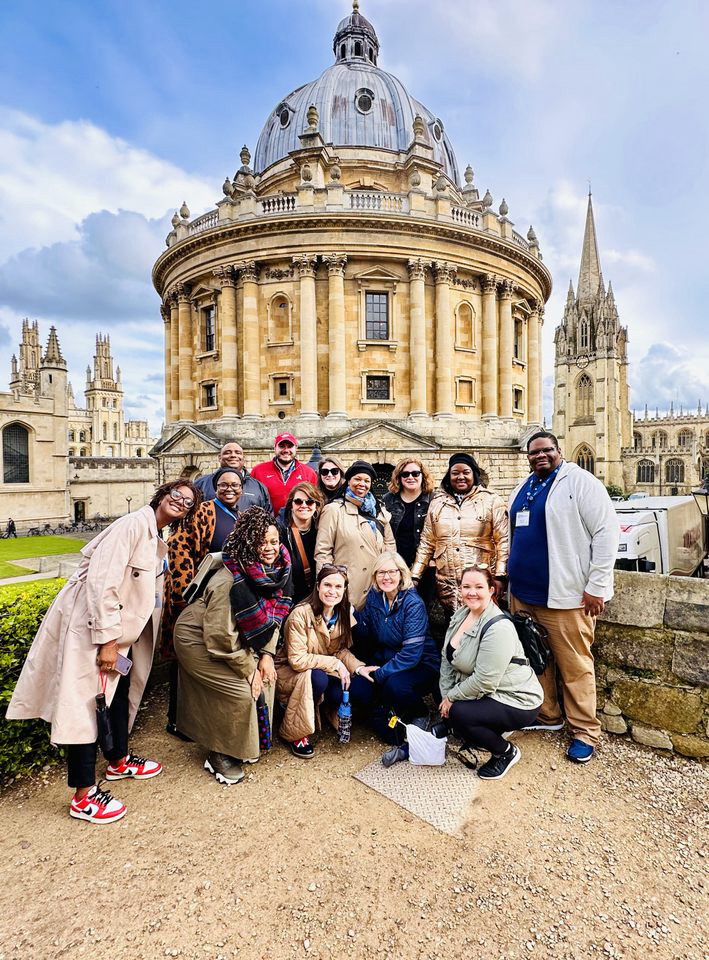 Chelsea Fancher and class in Oxford