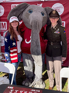 Kimberly Smith with Big Al