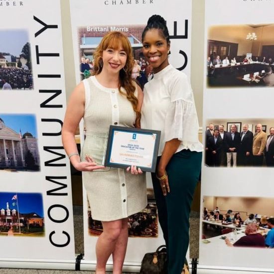 Savannah Fisher winning award