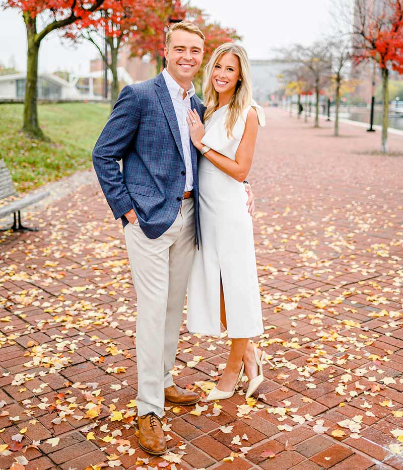 Ryan Jacobs with his wife