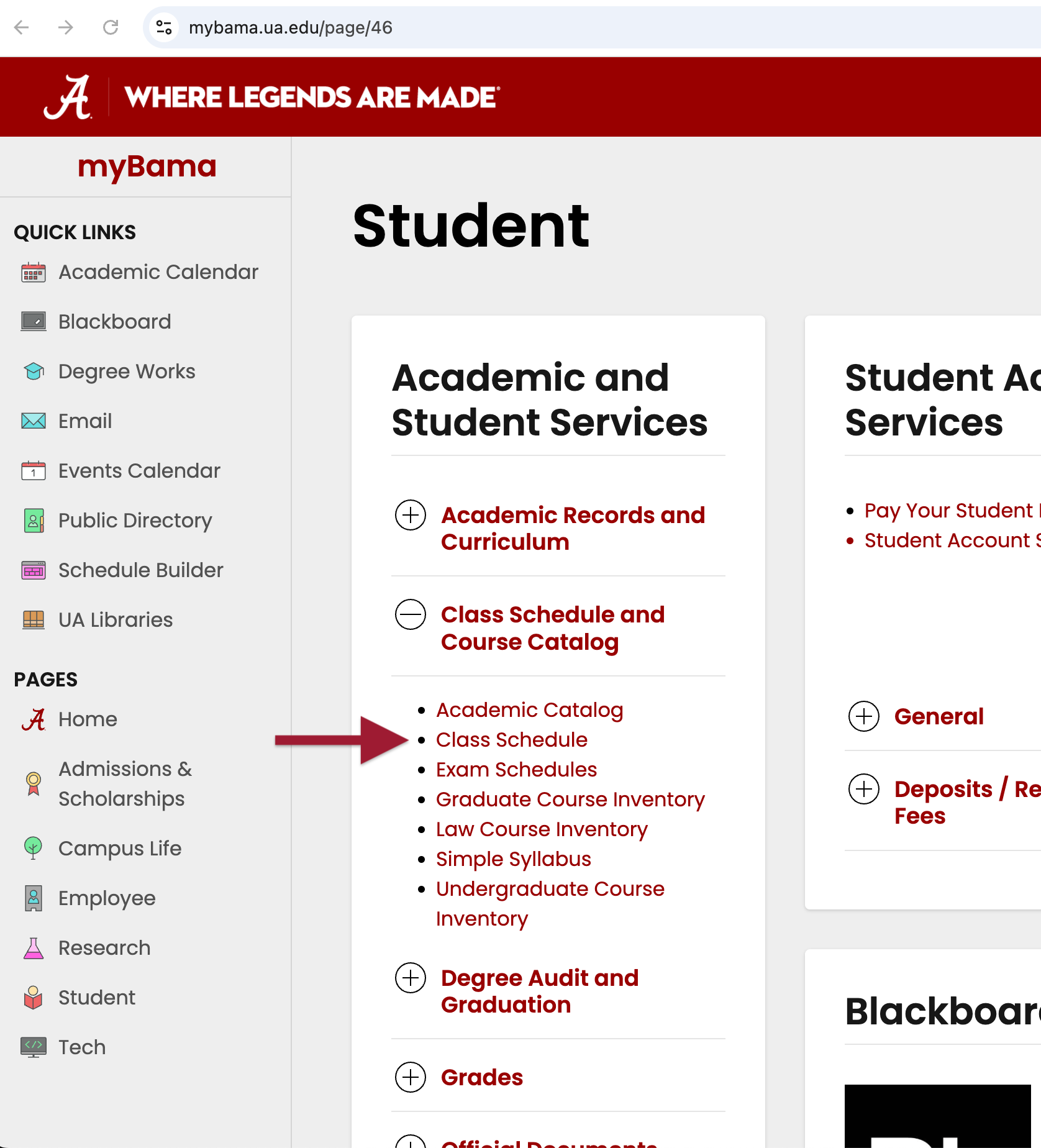 Academic and Student Services block
