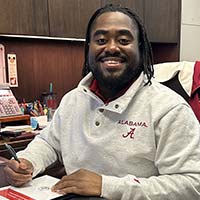 Dr. Demetrius Barksdale in his office