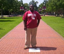 Demetrius on campus